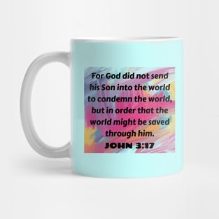 Bible Verse John 3:17 Mug